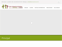 Tablet Screenshot of hpconsultoria.com.br